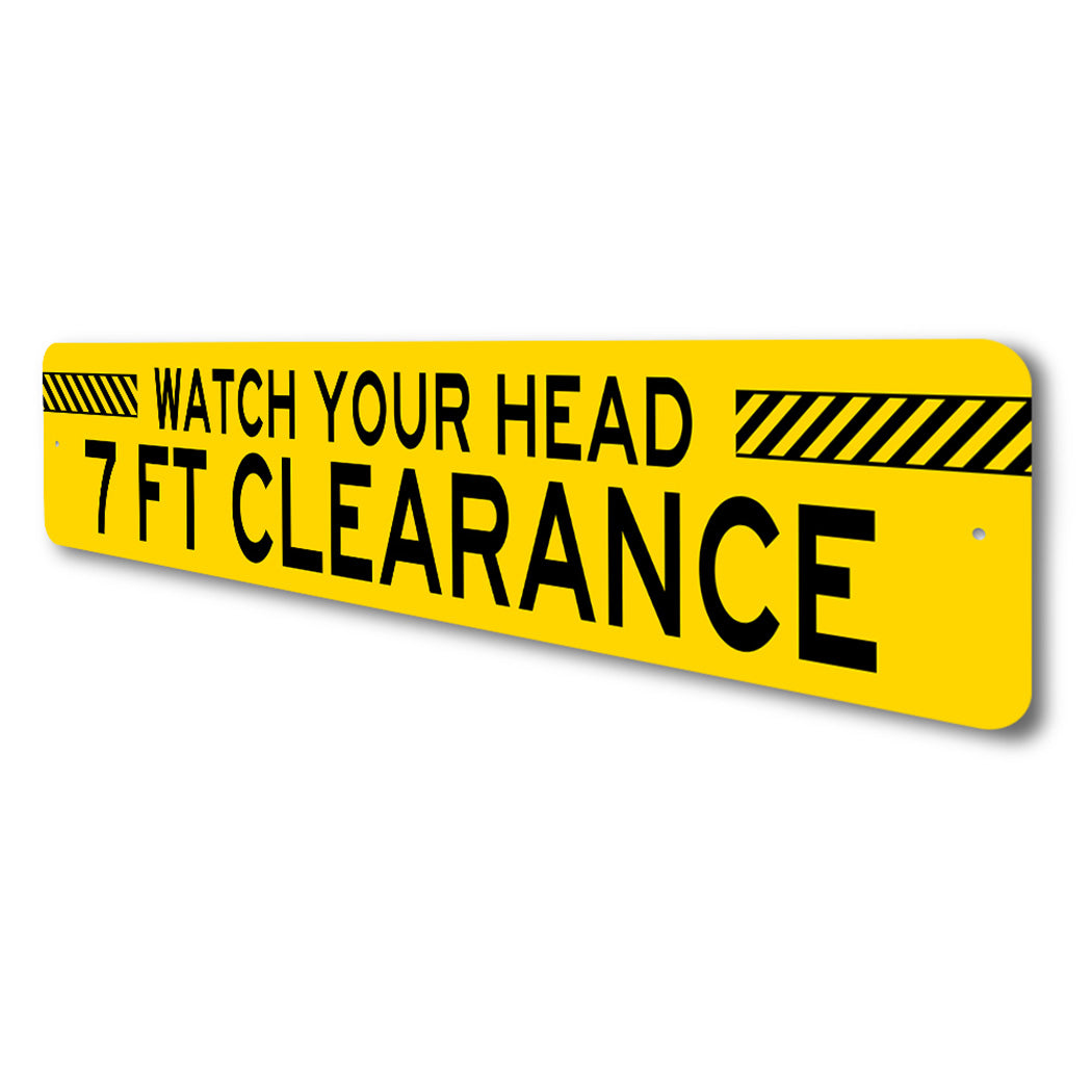 Watch Your Head Clearance Horizontal Sign