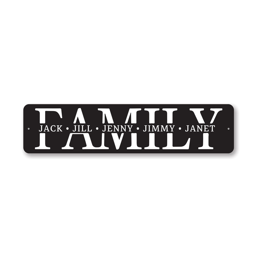 Family Member Sign