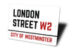 London Street Sign