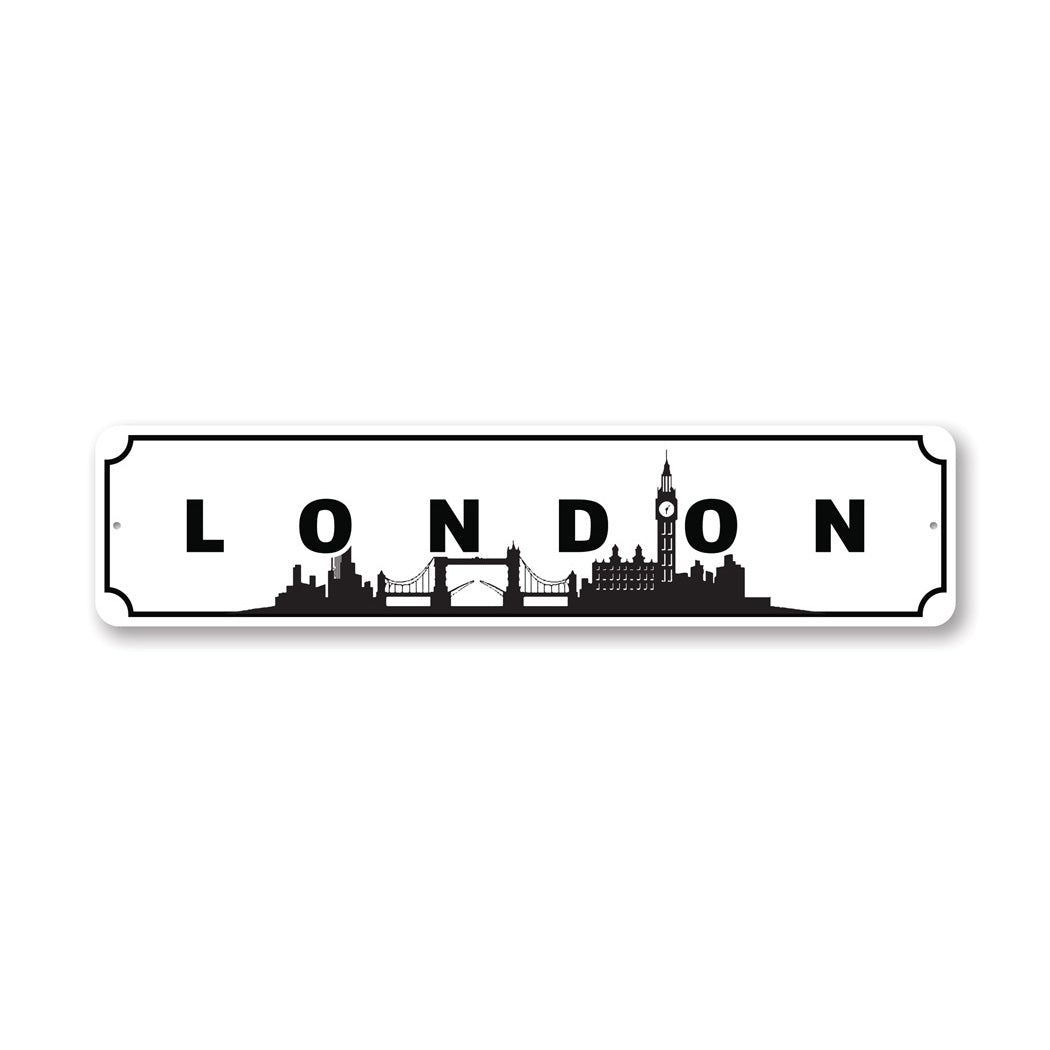 London Skyline Sign