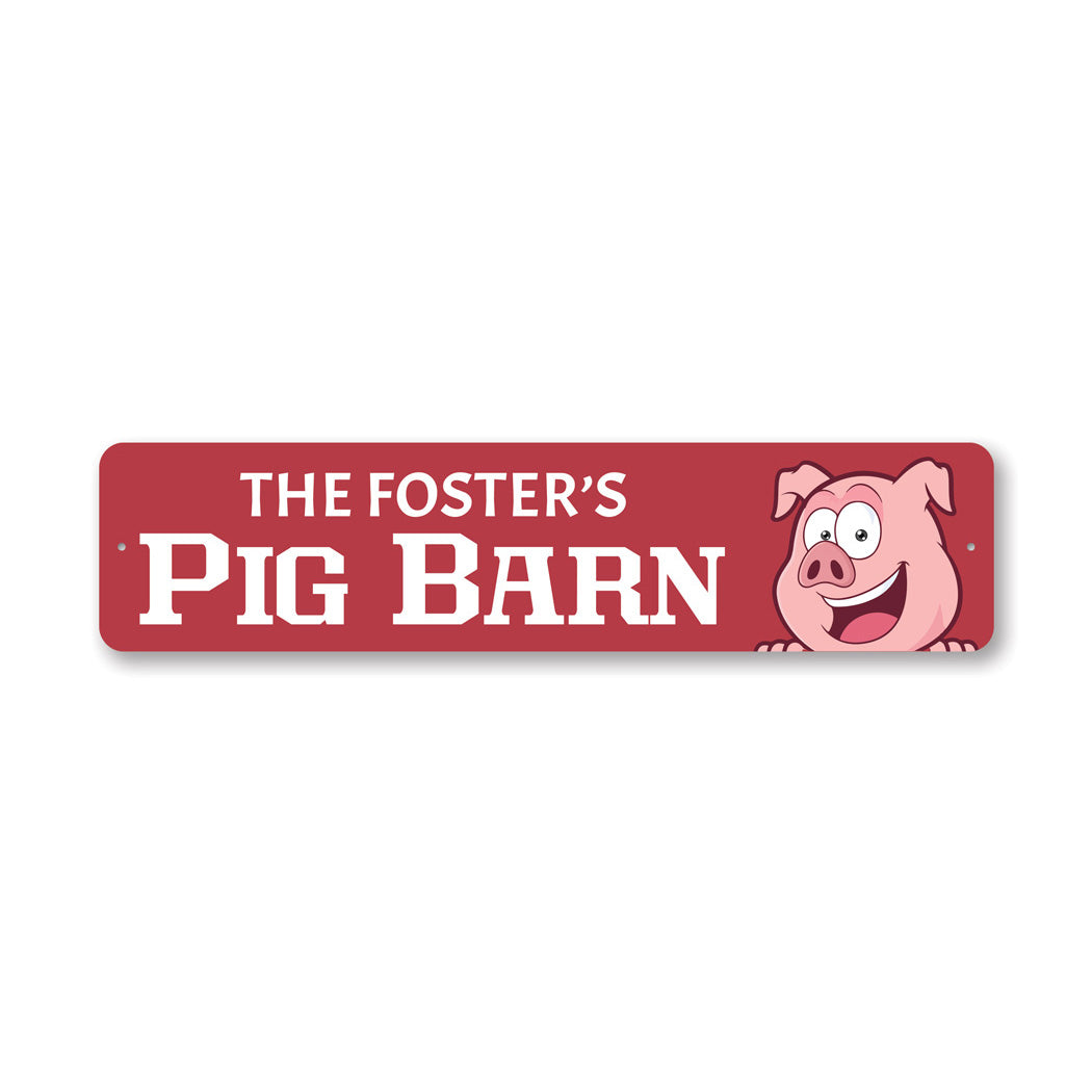 Pig Barn Farm Sign