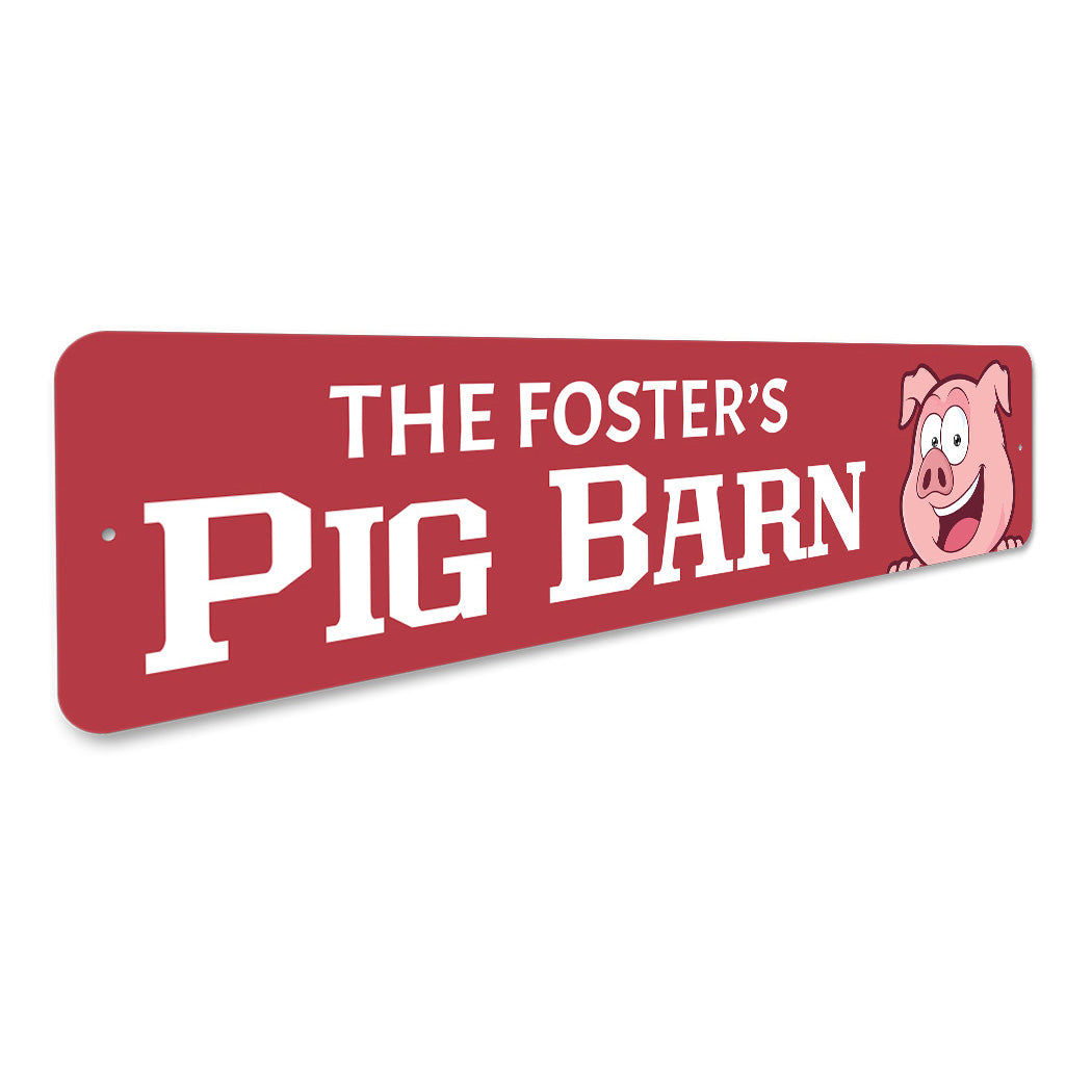 Pig Barn Farm Sign