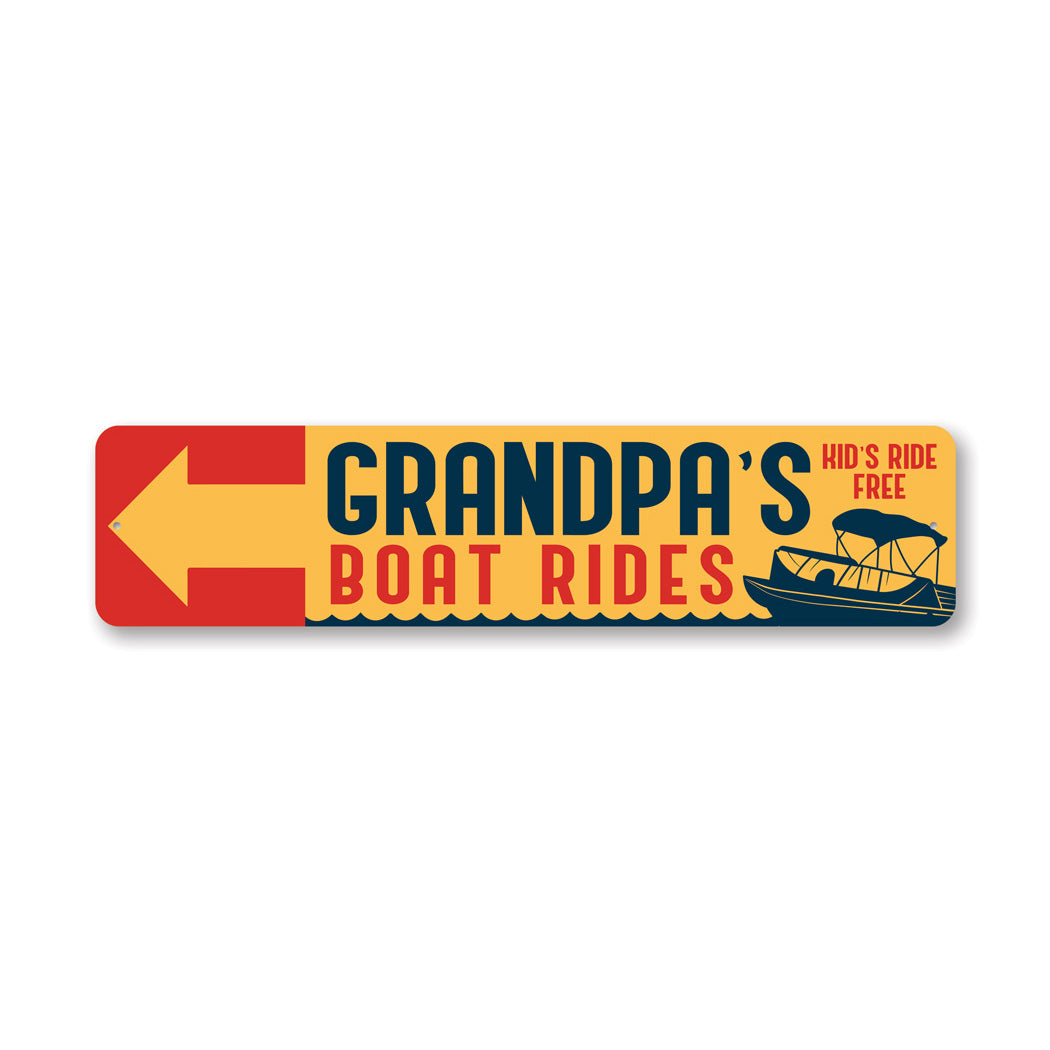 Custom Boat Rides Sign – Lizton Sign Shop