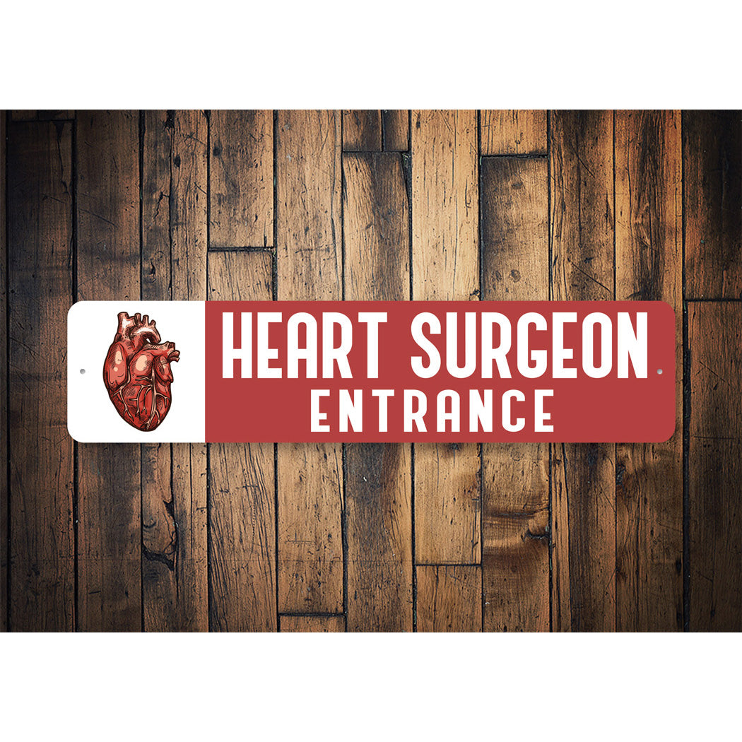 Cardiology Welcomesign Aluminum Doctor Signs Heart Surgeon Entrance Sign Novelty Metal Signage ...