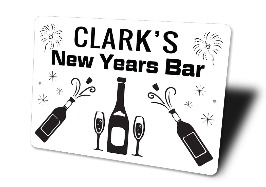 New Years Family Bar Sign