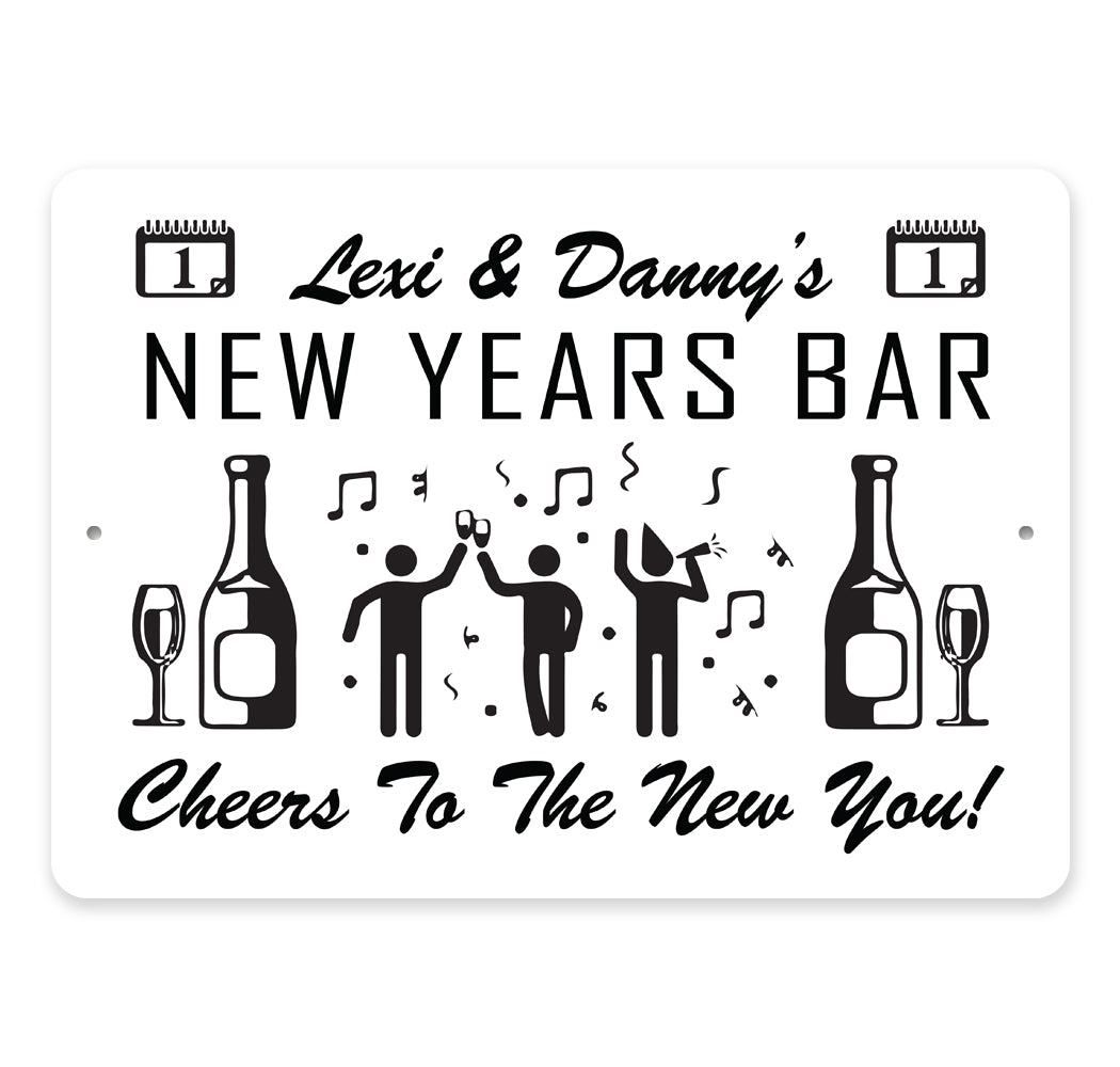 Cheers To The New You New Years Sign