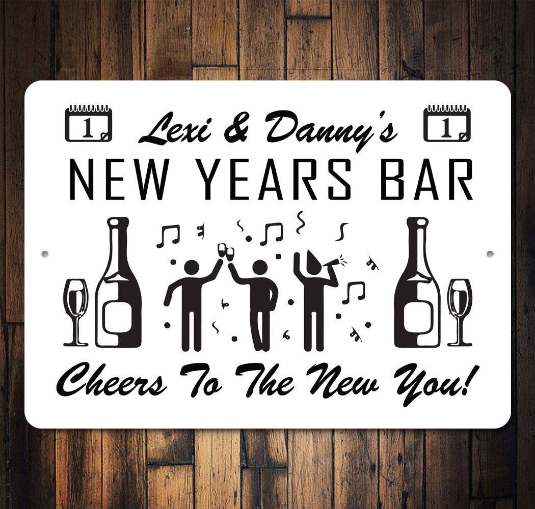 Cheers To The New You New Years Sign