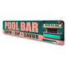 Retro Pool Bar Swim Sip Savor Open All Day Sign