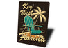 Key West Florida Beach Chair Sign