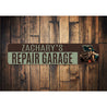 Personalized Car Repair Garage Sign