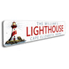 Custom Family Name Lighthouse Location Sign