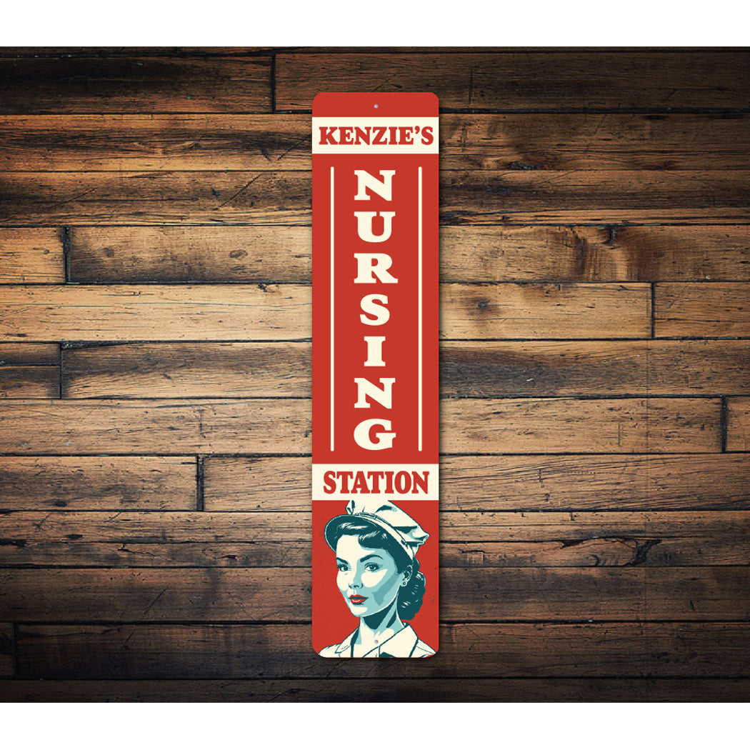 Custom Name Nursing Station Sign