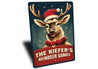 Personalized Family Reindeer Games Sign