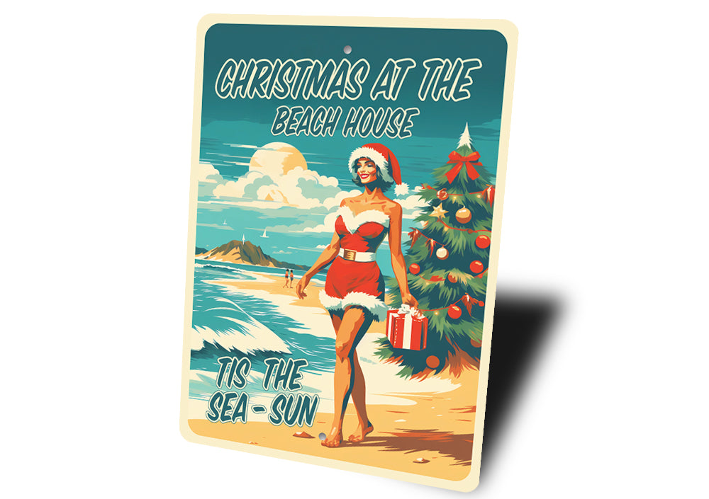 Christmas At The Beach House Tis The Sea-Sun Sign