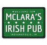 Welcome To Custom Irish Pub Sign