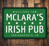 Welcome To Custom Irish Pub Sign