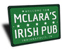 Welcome To Custom Irish Pub Sign