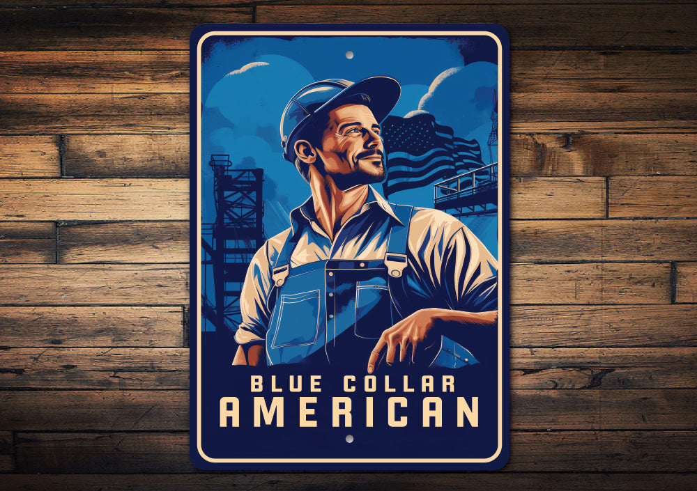 Blue Collar American Sign