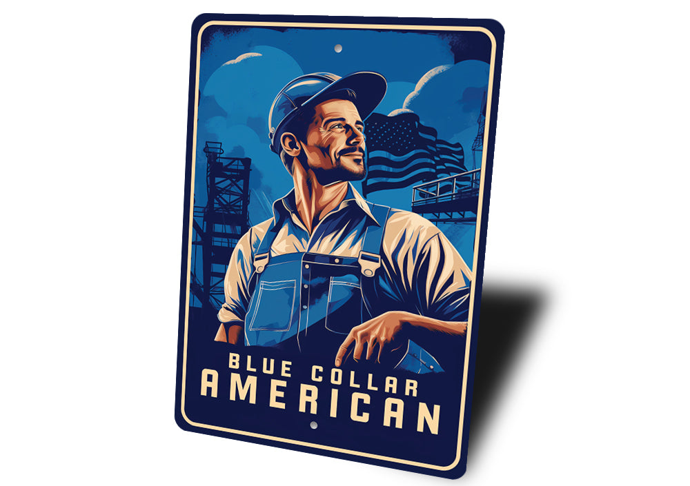 Blue Collar American Sign