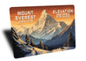 Mount Everest Elevation Metal Sign