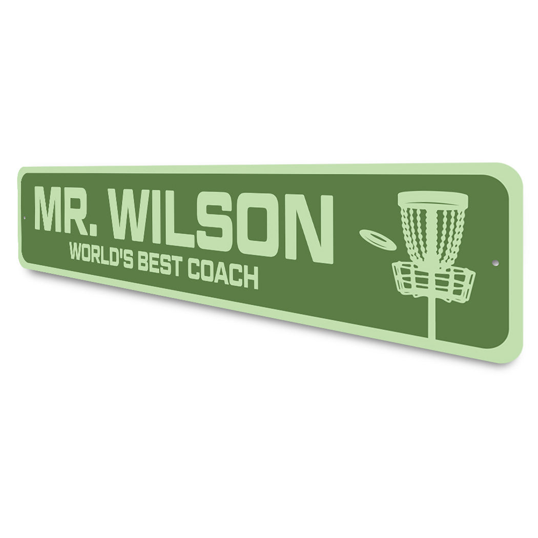 Custom World's Best Frisbee Golf Sign