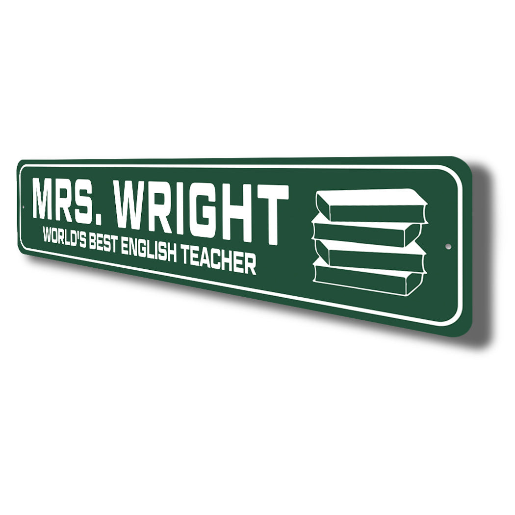 Custom World's Best History Teacher Sign