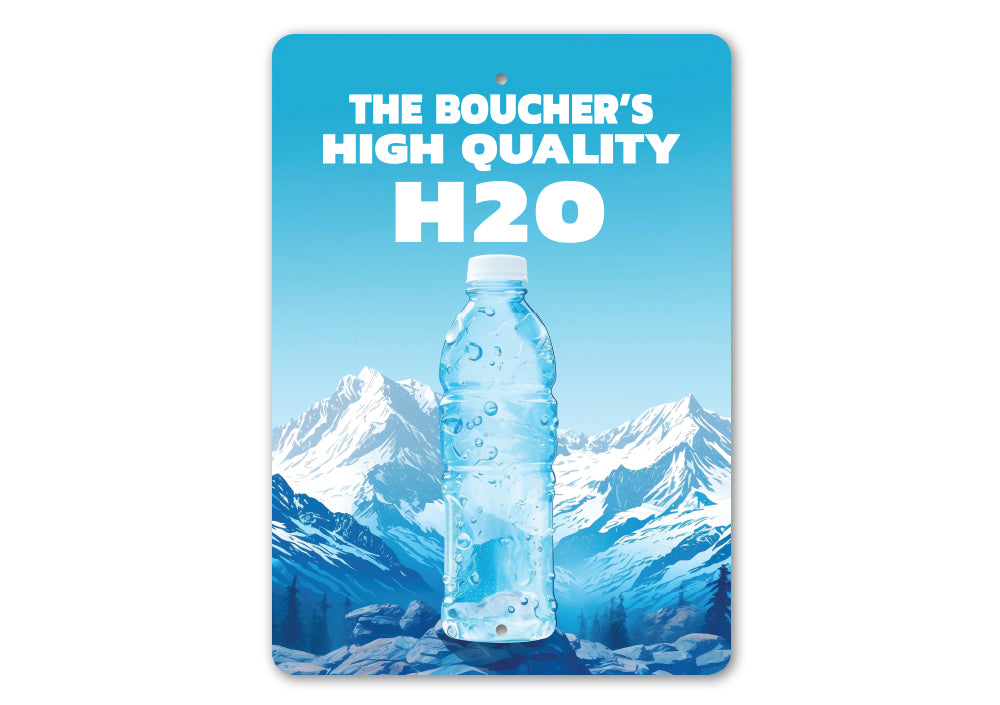 Personalized High Quality H20 Drinking Water Sign