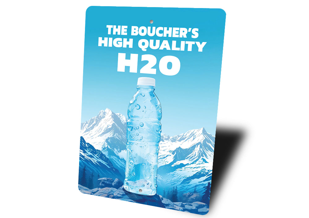 Personalized High Quality H20 Drinking Water Sign
