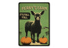 Family Farm Fall Halloween Welcome Sign