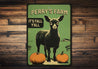 Family Farm Fall Halloween Welcome Sign