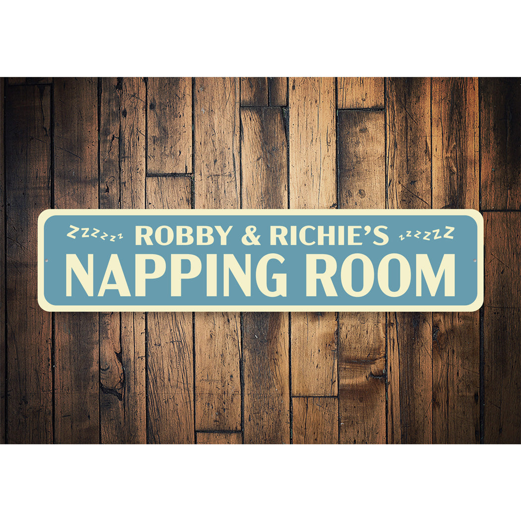Custom Children Room Napping Sign