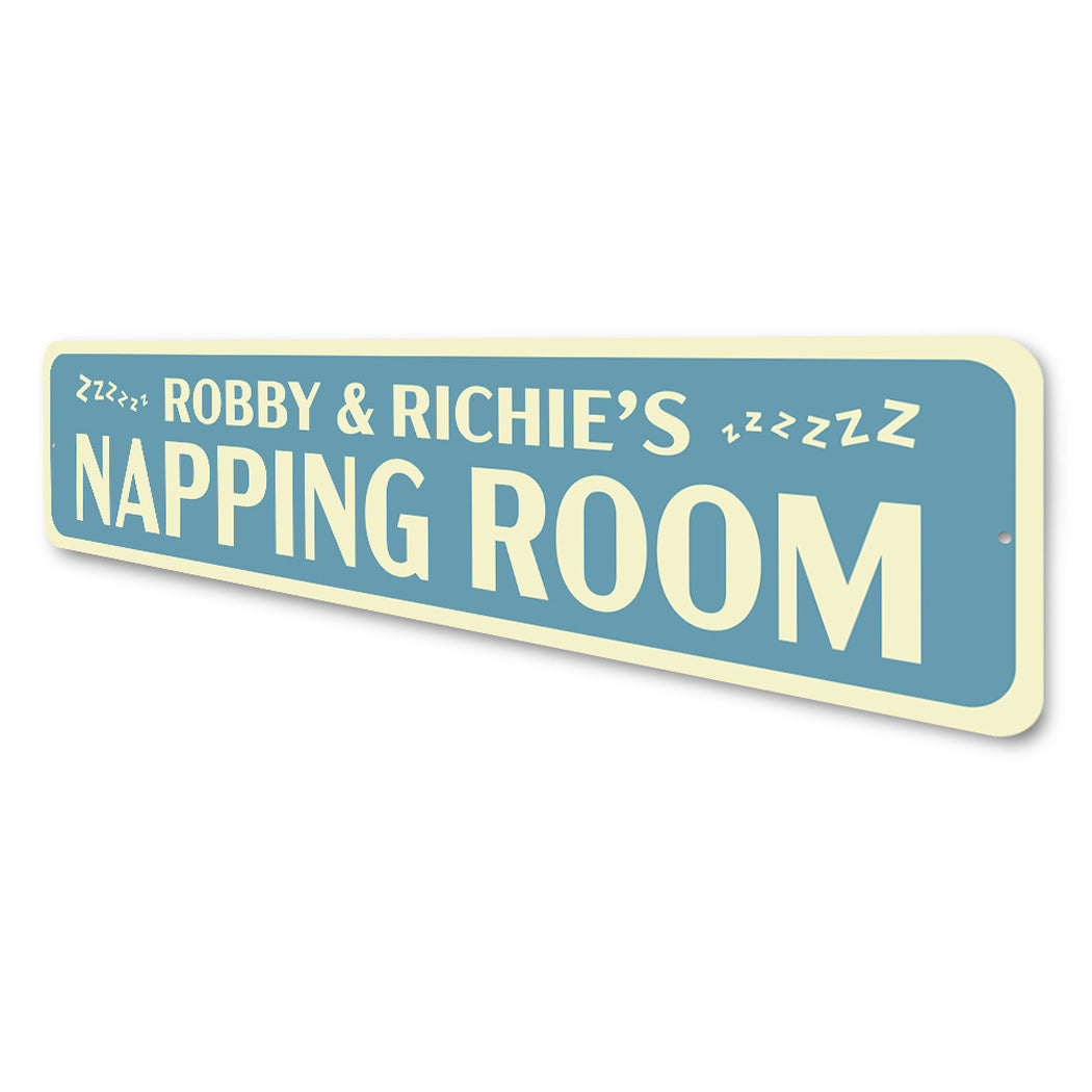 Custom Children Room Napping Sign