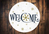 Welcome Snowflake Christmas Sign