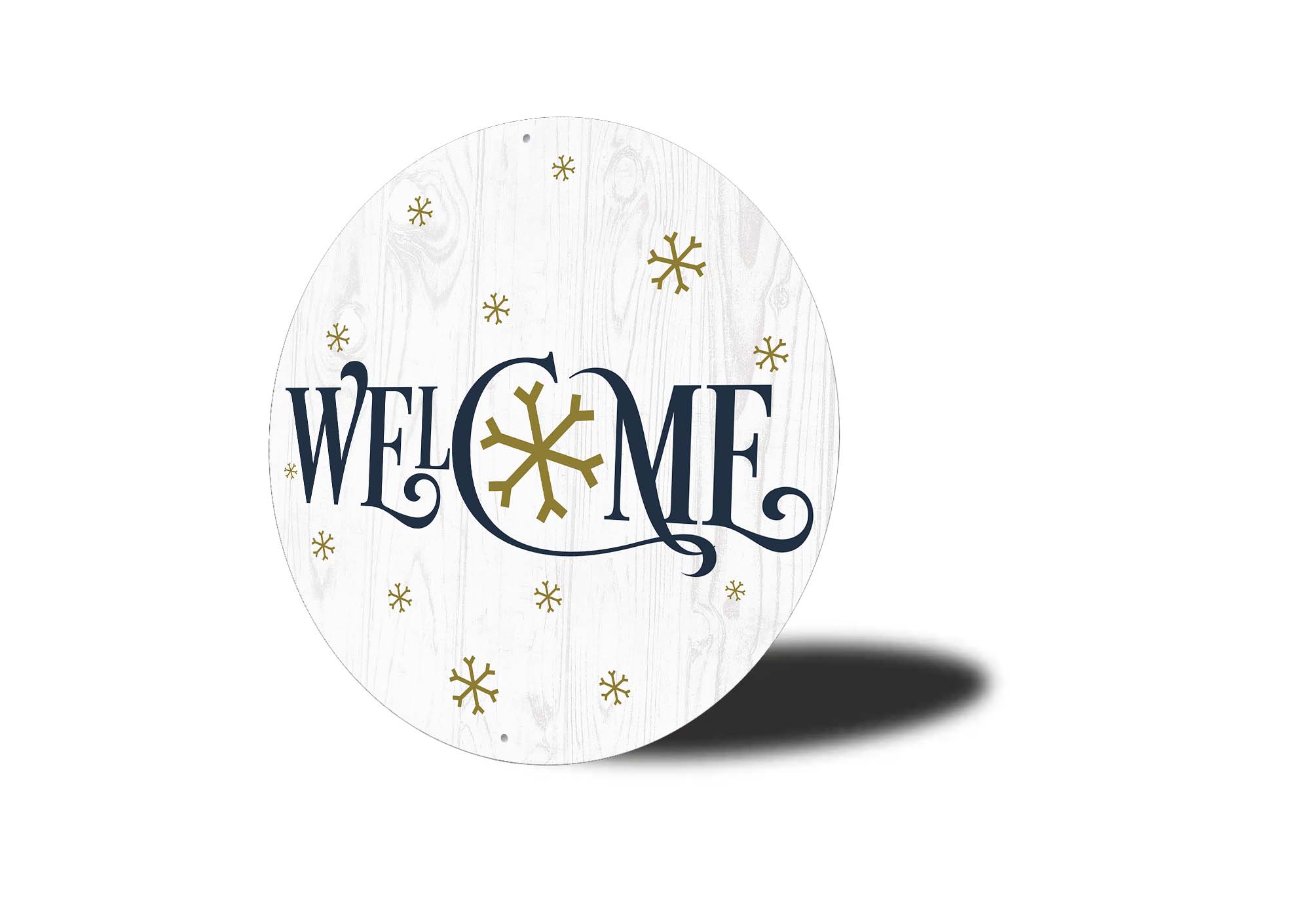 Welcome Snowflake Christmas Sign