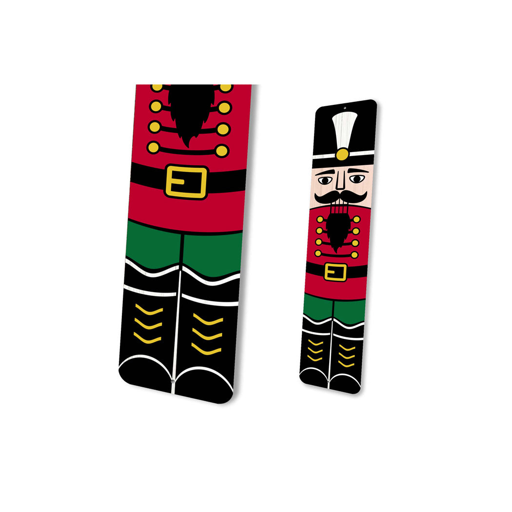 Nutcracker Soldier Christmas Metal Sign