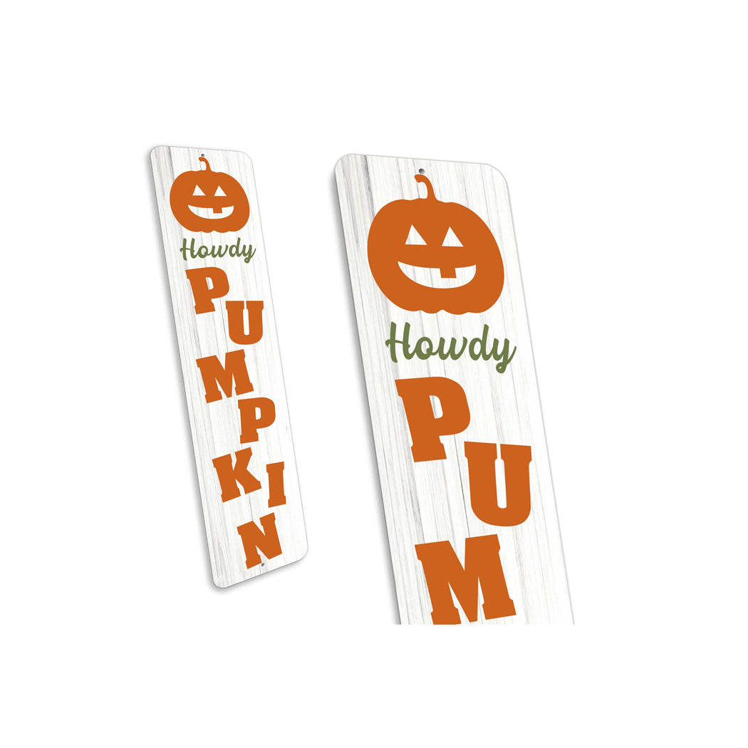 Howdy Pumpkin Halloween Sign