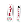 Skate Rental 25 Cents Metal Sign