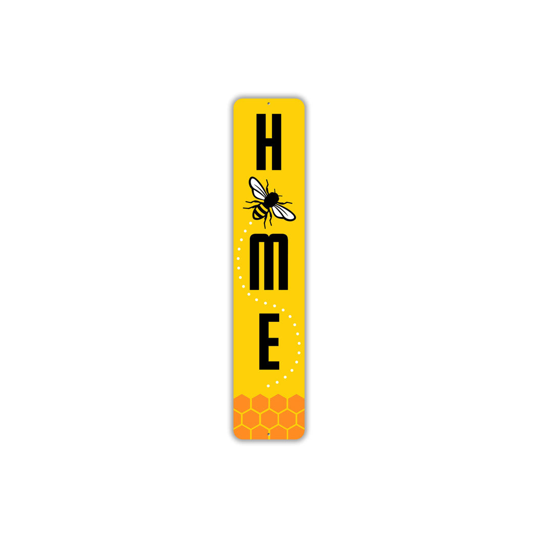 Home Honeybee Metal Sign