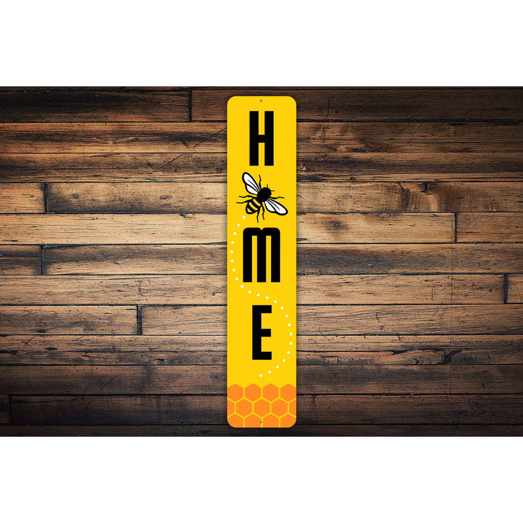 Home Honeybee Metal Sign