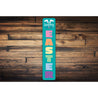 Hoppy Easter Bunny Metal Sign