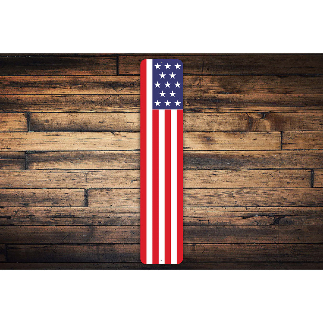 American Flag Design 2 Sign