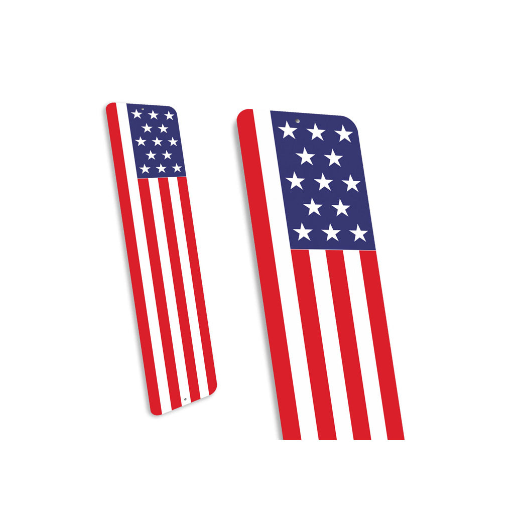 American Flag Design 2 Sign – Lizton Sign Shop