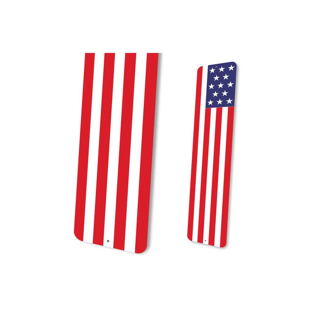 American Flag Design 2 Sign – Lizton Sign Shop