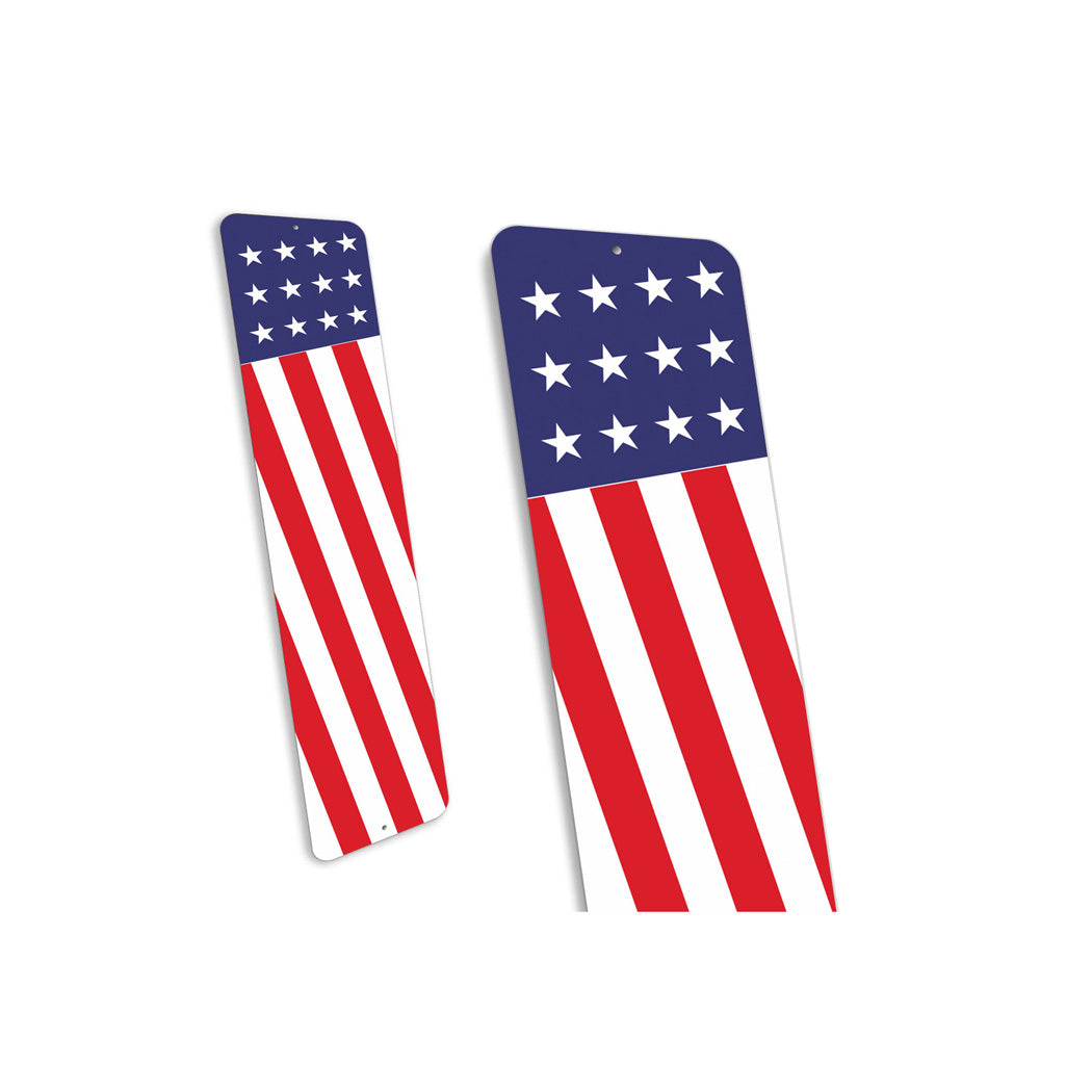 American Flag Design 3 Sign