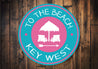 Key West Arrow Sign