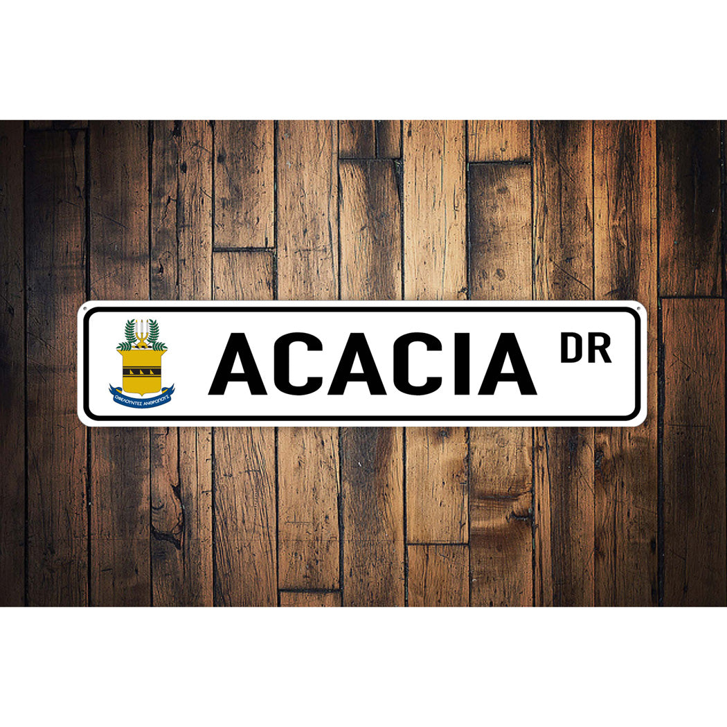 Acacia Drive Street Sign