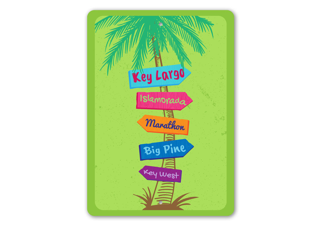 Key West Palm Tree Sign