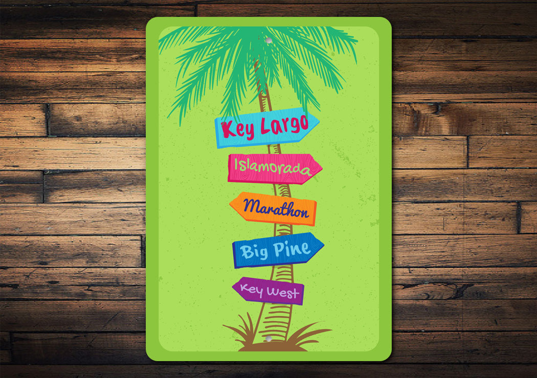 Key West Palm Tree Sign