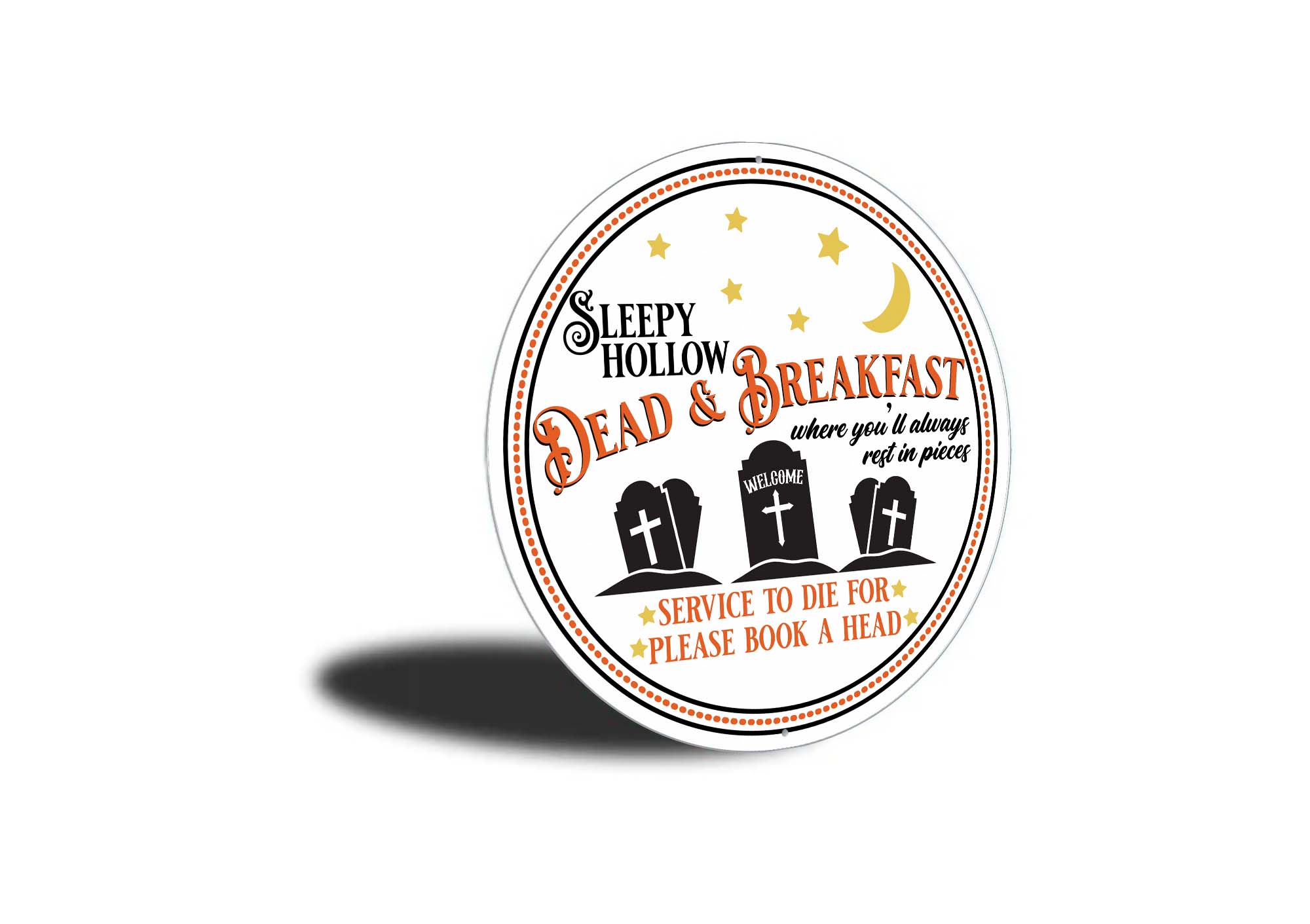 Sleepy Hollow Dead And Breakfast Halloween Sign