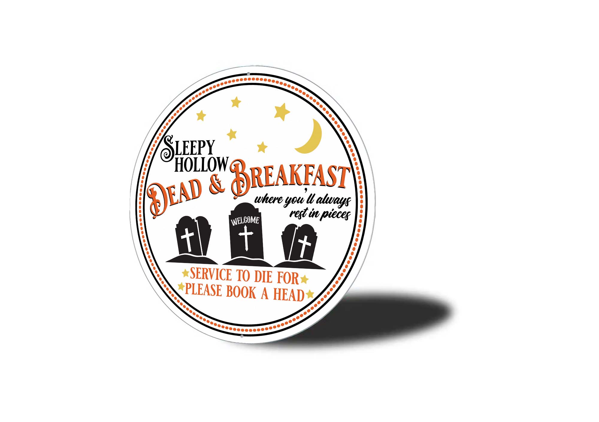 Sleepy Hollow Dead And Breakfast Halloween Sign